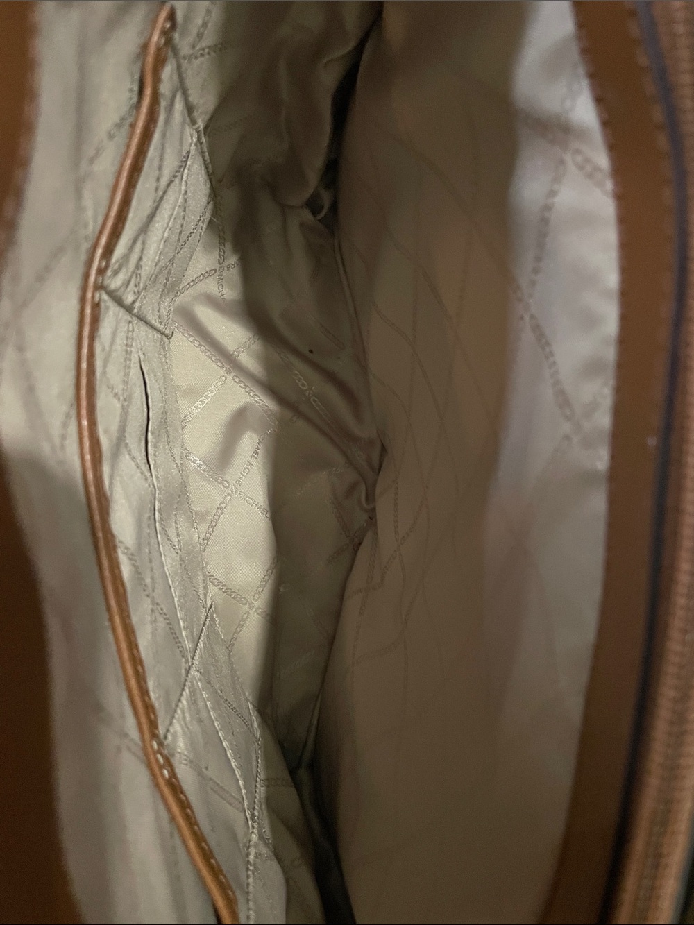 Michael Kors Pink and Brown Signature Tote - Picture 4 of 5